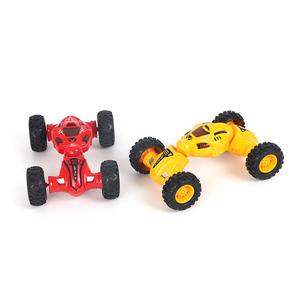 Promotional Stunt Friction Car Toy Inertia Pull Back Twist Car Games for Kids
