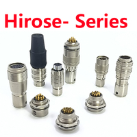 Connecteur circulaire push-pull Hirose HR10A-7P-4P à 4 broches, étanche IP67, prise et fiche pour caméra industrielle, vision industrielle, OEM