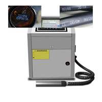 Impresora digital de inyección de tinta industrial Cij, automática por lotes, duradera para imprimir en botellas planas y tubos de cuero, versátil para imprimir en materiales flexibles y huevos.