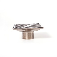 Guide 731028 SS304 100x100mm sortie 40mm coulée anti-odeur drain de sol de douche en acier inoxydable