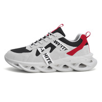 Chaussures de sport athlétiques pour hommes, semelle extérieure en caoutchouc antidérapante, absorption des chocs, tissu en maille, baskets de jogging et de gym pour hommes