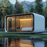 Petite maison moderne chinoise de 20 pieds modulaire apple house capsule house resort toilette apple cabane restaurant maison bâtiment pliable