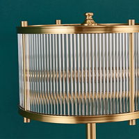 Lampe de table de chambre à coucher LED E14 de luxe en cristal de simplicité de mode créative post-moderne