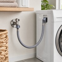 Tuyau d'arrivée d'eau pour lave-linge entièrement automatique, anti-explosion, flexible et extensible, pour raccord de robinet