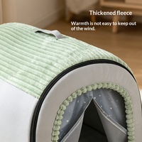 Nouveau lit pour chien automne/hiver 2026, détachable, lavable, chaud, fermé, pour la sécurité des chiens, avec rideau de porte, tente pour chat