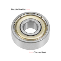 Roulement à billes miniature 606ZZ 6x17x6mm, blindé, à gorge profonde MR606ZZ, 606-2Z, 606-2RS, SS606