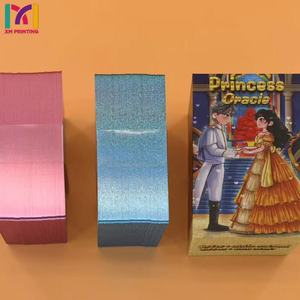 Cartes de <span class=keywords><strong>tarot</strong></span> d'art thaïlandais de qualité supérieure avec détails de bordure bleue et boîte personnalisée de luxe - Product Image 4