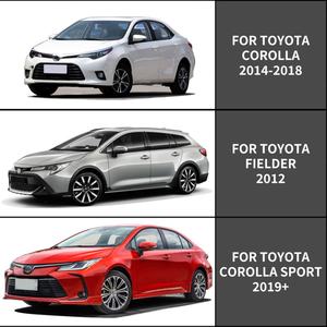 แผ่นบังแดดสำหรับ TOYOTA COROLLA CROSS/ Frontlander 2020+  แผ่นกันลมแบบฉีดขึ้นรูป PC+ สแตนเลส สำหรับกระจกรถยนต์ - Product Image 3