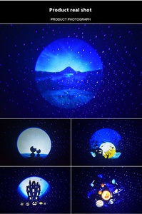 ไฟโปรเจคเตอร์คริสต์มาสภายในรถยนต์ดีไซน์ใหม่ควบคุมด้วยเสียงสำหรับตกแต่งในร่มกลางแจ้งโรแมนติก - Product Image 5