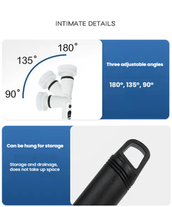 Cepillo eléctrico de mango largo 7 en 1, cepillo de limpieza eléctrico giratorio inalámbrico para cocina Elektrische Reinigungsburste - Product Image 4