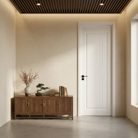 Porte intérieure en bois composite moderne, résistante aux rayures et à l'eau, insonorisée, surface CPL, chambre à coucher