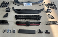 autozubehör upgrade frontstoßstange mit kühlergrill für vw volkswagen golf 7 mk7 gti facelift karosseriekit