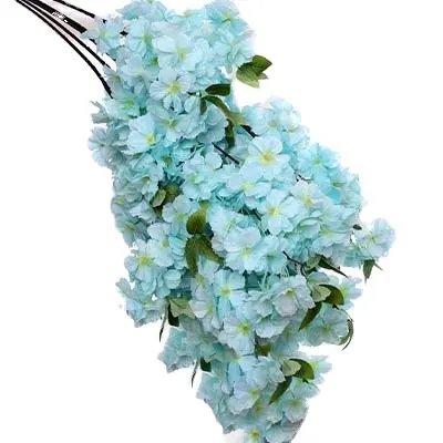 Home decoration cherry blossom flower branches for wedding decoration indoor and outdoor fleurs artificielles