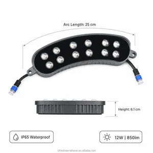 ไฟติดต้นไม้แบบวงแหวน LED พลังงานแสงอาทิตย์ IP65 ใช้แบตเตอรี่ สำหรับสวน ใช้ไฟ AC 85-265V ให้แสงวอร์ม RGBW - Product Image 4