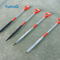 YumuQ Acier Inoxydable Hiver Pêche Sur Glace Spéléologie Pick Point Ciseau Outils Avec Poignée En Mousse Antichoc