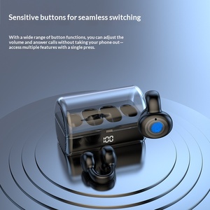 Écouteurs Bluetooth FK8 à clip d'oreille, double écouteur avec affichage numérique, étui de chargement, écouteurs sportifs sans fil pour l'entraînement - Product Image 5