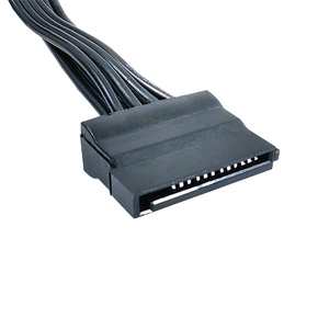 Câble d'extension d'alimentation 4 broches IDE vers 4 ports SATA 15 broches, 45 cm, 18 AWG, pour disque dur <span class=keywords><strong>HDD</strong></span> et lecteur optique, adaptateur répartiteur d'alimentation - Product Image 4