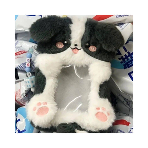 OEM Lovely Kpop Plush Photocard mangas colgante Animal de dibujos animados en forma de felpa Tarjetero con felpa súper suave PP algodón relleno - Product Image 1