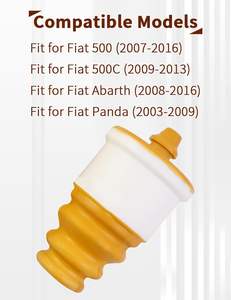 Kit de butées de suspension avant et arrière pour <span class=keywords><strong>Fiat</strong></span> <span class=keywords><strong>500</strong></span> Abarth, Panda 2012-2023, bloc tampon en caoutchouc pour <span class=keywords><strong>amortisseur</strong></span>, 1 paire/ensemble - Product Image 2