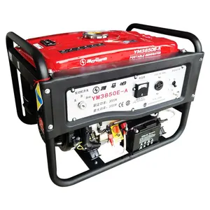 Generator bensin 4kW portabel, Generator rumah tangga kecil kebisingan rendah cerdas fase tunggal