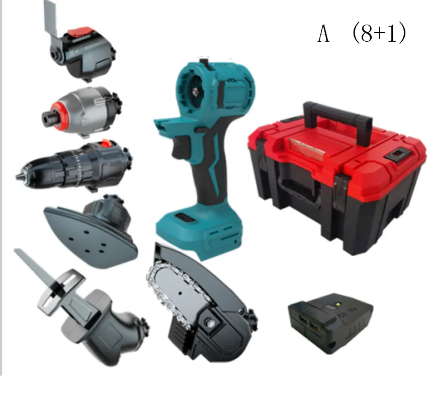 KFK 16 in 1 trapano ricaricabile 21v Cordless impatto macchina Set cacciavite Multi-funzione Combo Kit di strumenti macchina impatto Set