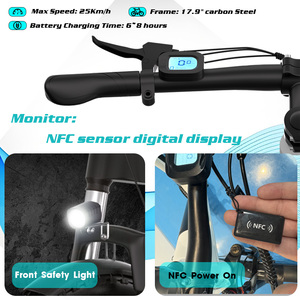 Bicicleta Eléctrica Híbrida para Ciudad y Carretera, 500w, 48v, 13ah, para Adultos, Modelo H1 - Product Image 4