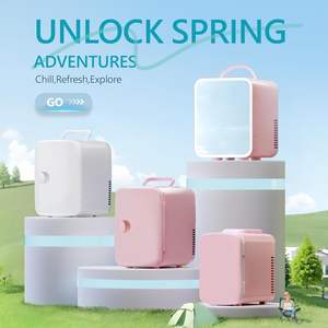 Mini-réfrigérateur portable 4L 12V pour voiture, modèle 2025, avec refroidissement thermoélectrique, design compact et fonctions intelligentes – Vente en gros - Product Image 4