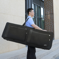 Sac de clavier de piano JINCHUAN 88 touches, élégant et pratique, rembourré et épaissi en tissu Oxford, étui pour instruments de musique