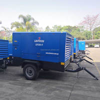 Compresseur d'air à vis diesel Atlas Copco LIUTECH LUY210-25 25 bar 360 psi 760cfm 21,5 m³/min pour l'exploitation minière, le forage et le sablage