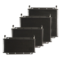 Aluminium Universal Motor-Getriebe-Ölkühler-Kit TOC Radiator Getriebe-ATF Hochleistungs-Rennkühlsystem mit Schläuchen