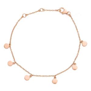 Bijoux personnalisés style classique bijoux fins histoires de voyage <span class=keywords><strong>bracelet</strong></span> en <span class=keywords><strong>argent</strong></span> sterling 925 mini disques simples charme femmes <span class=keywords><strong>bracelet</strong></span> - Product Image 5