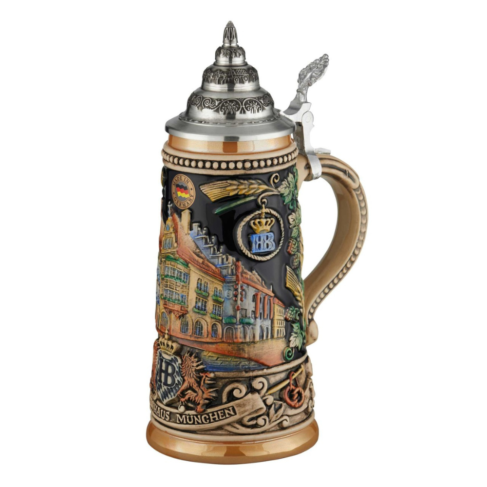 Relief Stein Hofbraeuhaus colored 0,25 L