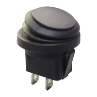 Interrupteur à bascule rond IP65 20mm 12V 24V ON-OFF SPST 2 broches étanche pour montage sur panneau CE RoHS Qualité automobile et marine Fournisseur OEM en gros