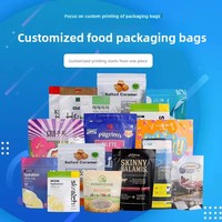Sacs en plastique OPP transparents et givrés imprimés sur mesure, thermoscellables, pour emballage alimentaire (bonbons, biscuits), vente en gros, fournisseur en vrac