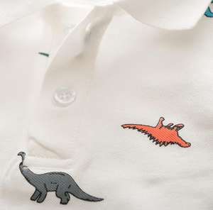 Camisetas para Niños, Camisetas de Algodón de Manga Corta con Cuello Polo para Niños - Product Image 6