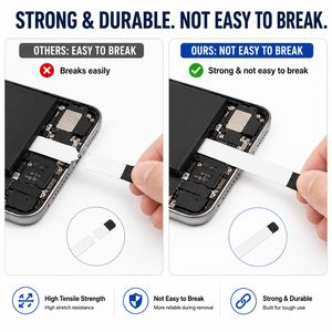 Tiras Adhesivas Elásticas para Reemplazo de Batería de <span class=keywords><strong>iPhone</strong></span>, Brindan una Fuerte Fijación con Extracción Limpia y Sin Residuos - Product Image 5