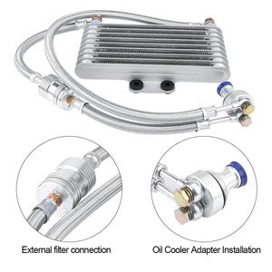 Refroidisseur d'huile de moto avec grande grille de protection, adapté aux modèles tout-terrain CB, CG, Kymco T1 et radiateur Qianlong - Product Image 6