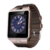 Montre connectée DZ09, prise en charge de la carte SIM, appels indépendants, notification BT, écran IPS de 1,44 pouce, résistance à l'eau 5 BAR, alarme, fréquence cardiaque
