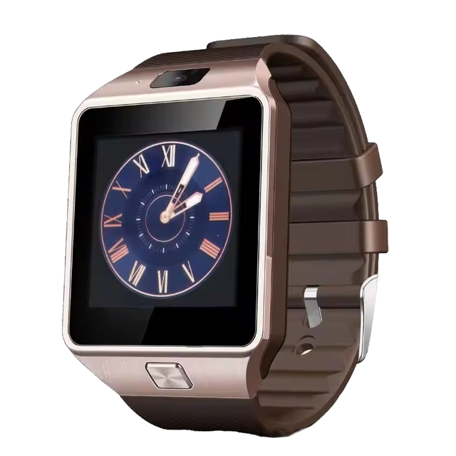 DZ09 Smart Watch SIM Card Support Independent Call BT Notification 1.44 Inch IPS Screen 5BAR Water Resistant Alarm Heart Rate