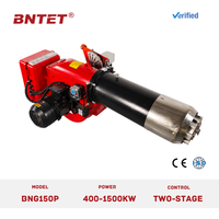 Brûleur de chaudière industrielle BNG210P, machine de chauffage à deux étages, alimentée au gaz naturel, GPL, propane, allumage automatique