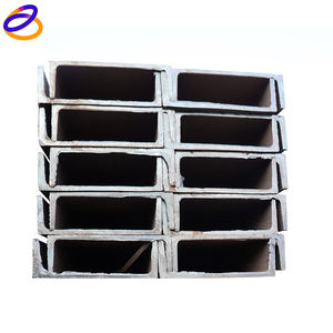 Canal de Acero sin Aleación de Alta Calidad y Resistencia, Acero en U, Superficie Más Lisa, Bases para Máquinas, Corte, Soldadura, Doblado, Grado Q235B - Product Image 3