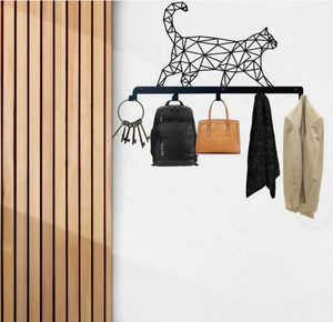 Petits crochets muraux 3D mignons, organisateur, porte-manteau de <span class=keywords><strong>chat</strong></span>, pour chambre à coucher, porte-clé d'entrée, crochet mural métallique - Product Image 6