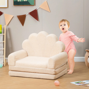 Canapé convertible pour enfants, chaise longue en tissu doux, mousse hautement élastique, pour enfants de 2 ans et plus - Product Image 4