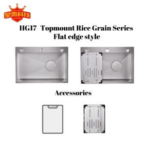 Évier encastrable en acier inoxydable 304, épaisseur 3,0+0,6 mm, modèle <span class=keywords><strong>au</strong></span> choix, gris anthracite/argent/noir, Volcano, Honeycomb, Millet - Product Image 1