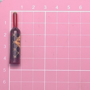 100 pièces bouteilles de vin rouge <span class=keywords><strong>résine</strong></span> charme boissons boucles d'oreilles breloque colliers bijoux bricolage fabrication fournitures <span class=keywords><strong>porte</strong></span>-clés - Product Image 4