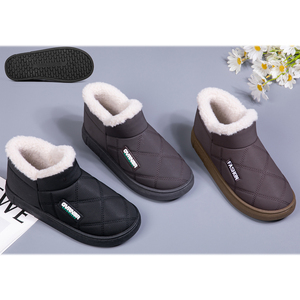 Vente en gros <span class=keywords><strong>de</strong></span> pantoufles en coton <span class=keywords><strong>de</strong></span> haute qualité pour hommes, chaussures <span class=keywords><strong>de</strong></span> marche d'extérieur décontractées et antidérapantes pour papa ou vieil homme - Product Image 3