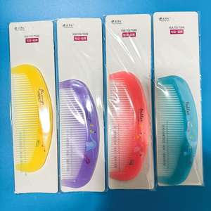 Nuevo peine de plástico irrompible de gran tamaño, práctico para uso doméstico y peinado, peine estampado color gelatina, disponible en - Product Image 2