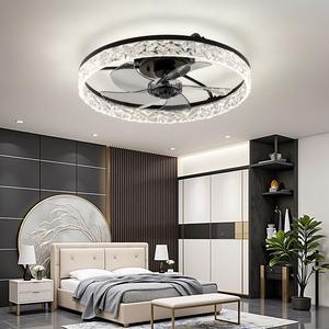 Ventilador de Techo Moderno con Luz LED Regulable y Control Táctil, 5 Aspas, para Dormitorio, Estudio, Comedor - Product Image 6