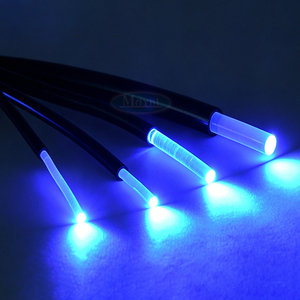 Câble à fibres optiques PMMA à émission lumineuse, gaine noire, pour <span class=keywords><strong>plafond</strong></span> <span class=keywords><strong>étoilé</strong></span>, jardin et piscine - Product Image 2