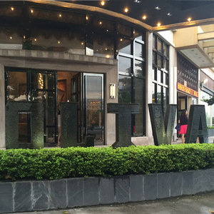 Fuente de agua de piedra, letras de cascada de agua, granito, geyser, alfabeto, letras LED, logotipo personalizado de Plaza - Product Image 4